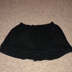 Black flowy shorts NEVER WORN